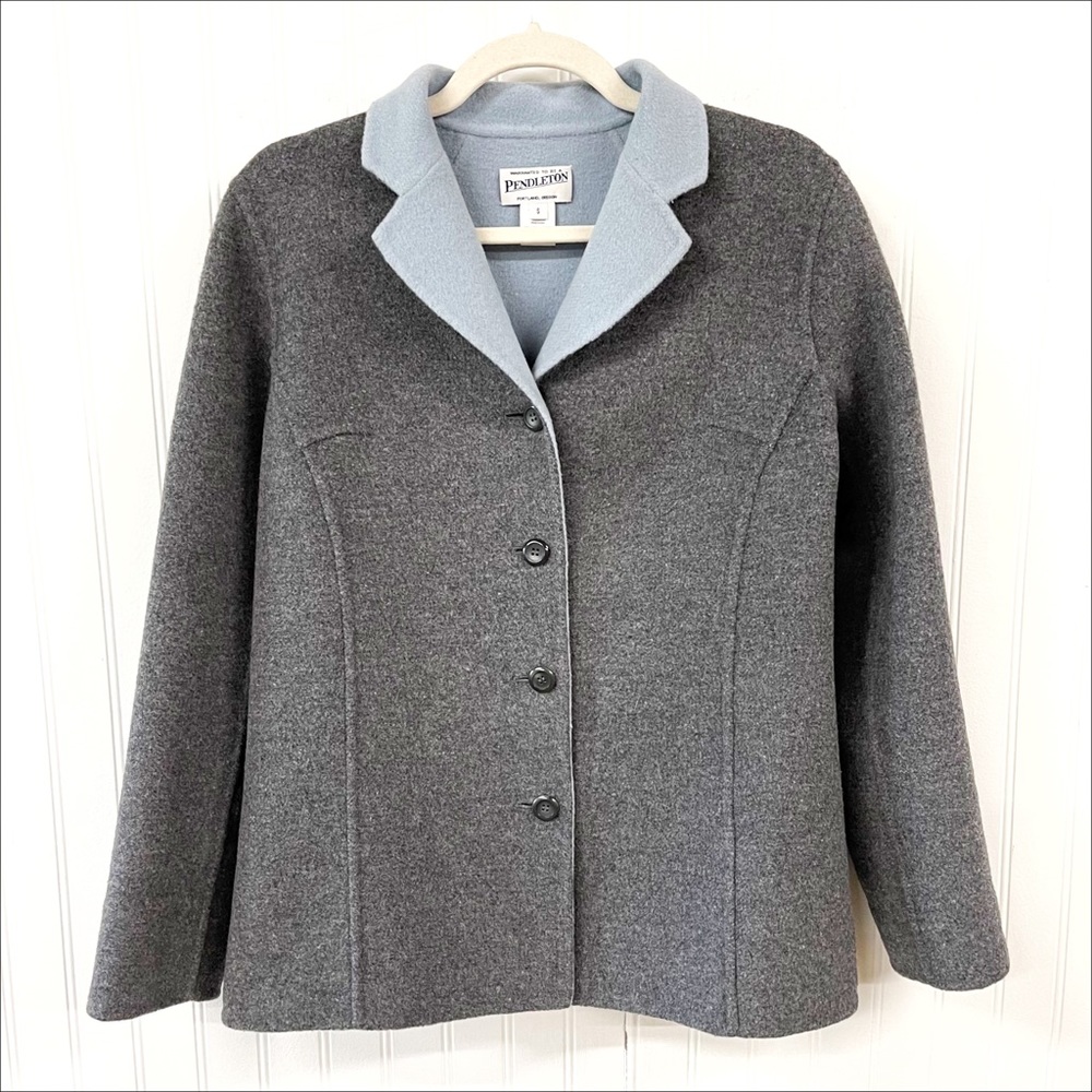 Vtg | Pendleton | Reversible Button Front Wool Ja… - image 2